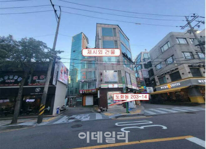 이번주 최고 낙찰가 물건인 서울 마포구 도화동에 위치한 근린주택. (사진=지지옥션)