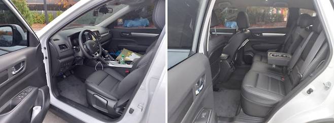 르노 앞좌석 뒷자석 이미지