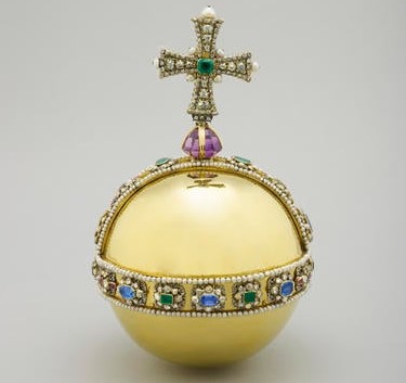 왕권을 상징하는 보주(Orb) 영국 왕실 소장품 관리재단인 '로열컬렉션 트러스트'(RCT) 화면 캡처