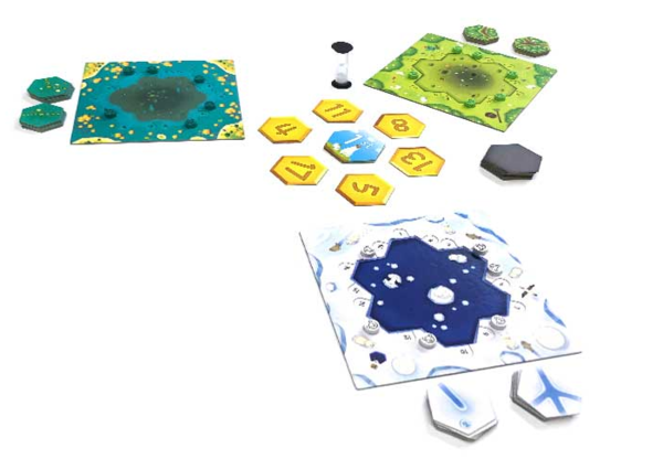 - 타일에 그려진 길을 짜맞추는 것이 게임의 핵싱이다 (이미지 출처 : 코리아보드 게임즈)