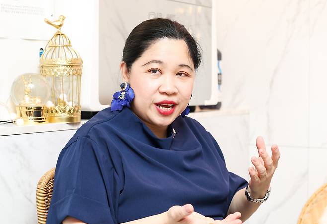 마리아 테레사 디존-데베가 주한 필리핀 대사. 우상조 기자