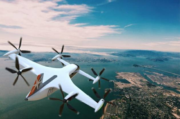 플라나 비행 이미지컷. 6인승으로, 최대 500km를 한 번에 비행한다. /플라나 제공