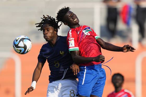 감비아는 프랑스를 2대1로 꺾고 일찌감치 16강행을 확정했습니다. (사진=AP연합뉴스)