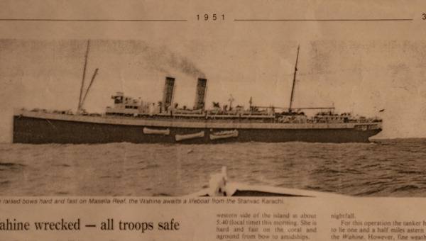 고든 매킨타이어가 한국전쟁에 참전하기 위해 탔던 군 수송선 ‘워히니’. 김태훈 PD