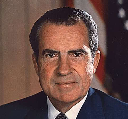 리처드 닉슨 미국 대통령.