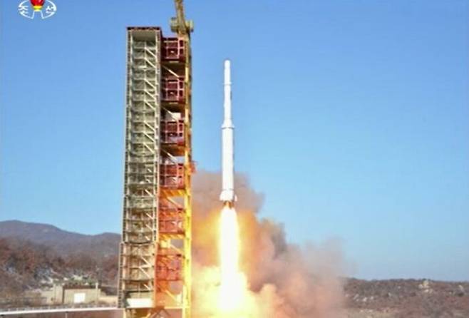 북한이 2016년 2월 발사한 위성