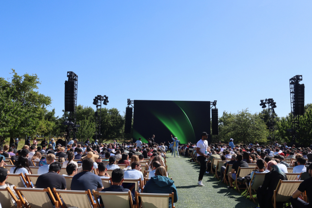 지난해 6월 미국 실리콘밸리 쿠퍼티노 애플 파크에서 열린 연례 세계 개발자회의(WWDC) /실리콘밸리=정혜진 특파원