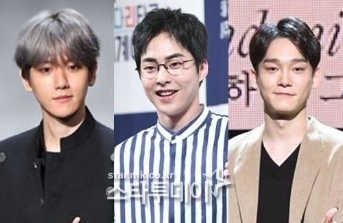 엑소 백현-시우민-첸. 사진ㅣ스타투데이DB