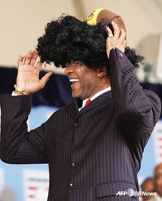 샌디에이고 모자를 쓴 아지 스미스. /AFPBBNews=뉴스1