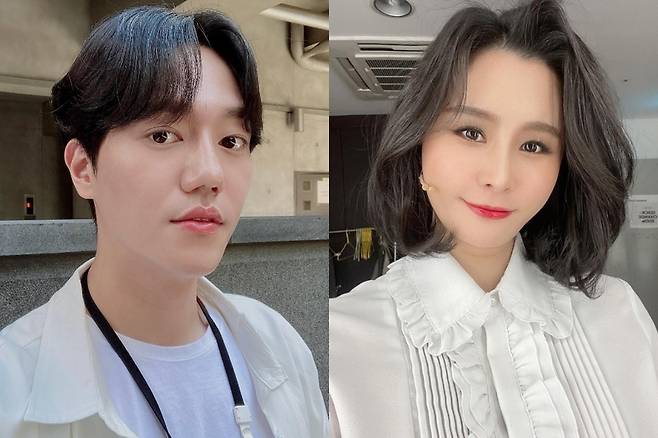 ▲ 김진욱(왼쪽), 소정화. 출처| 김진욱, 소정화 인스타그램