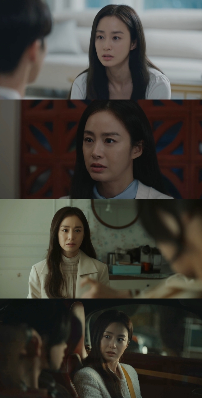 Actress Kim Tae-hee evoked the thrill of viewers with her creepy performance.Crinum asiaticum (Kim Tae-hee) visited the house of Chu Addicted (Lim Ji-yeon) in the 4th episode of Ginny TV original drama  ⁇  Madang (playwright Gianni / director Jung Ji-hyun) broadcasted on June 27th.In the early days of the play, Jurans trauma-related past came to light: she confronted a suspicious man next door at an officetel where her sister had died, and it turned out that the man was the teacher of her son Seung-jae.Juran desperately tried to prevent Seung-jae from going on a school trip, but eventually he lost his temper and went after his son who had traveled.Kim Tae-hees intense Acting, which strikes the back of a man with a piece of wood due to her sisters death trauma, shocked everyone.Juran went to Addicteds house to solve the suspicious question. I found a picture of my family in the suspicious pink phone he gave me, and I saw that the caller was my husband Bang Jae-ho (Kim Seong-oh).Juran revealed her disastrous feelings about her husband, who she believed, growing out of control.Addicted, who met SUMINs missing dad, had a fight with him and was in a hurry.Juran, sensing the danger, rescued Addicted with drastic actions such as tearing the skirt and breaking the glass over the wall to solve the situation. Kim Tae-hees bold act of acting was brilliant.Juran, who overheard the conversation between Addicted and her husband Bang Jae-ho at the end of the broadcast, took a new turn, thinking that she might have killed Kim Yoon-beom (Choi Jae-rim).Kim Tae-hees masterpiece Acting, which is confused and emotional, focused everyones attention until the end.Kim Tae-hee, who paints the ever-changing Jurans psychology in detail, offers a dense acting force that can not be overlooked for a moment.I look forward to seeing how Kim Tae-hee will express Jurans progress, which is getting closer to the truth.