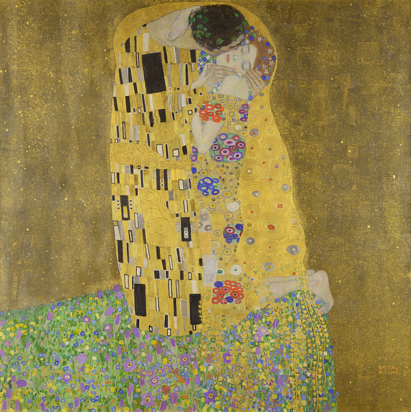 구스타프 클림트의 ‘키스’(1908년).