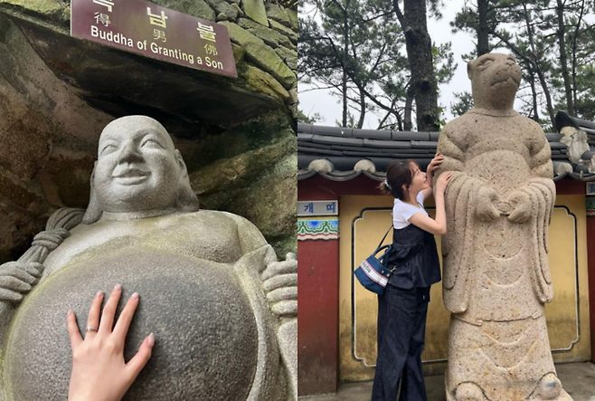 Actor Lee Ye Rim looks like he is preparing for the second generation.Lee Ye Rim, who is also an only child of Lee Kyung-kyu, posted a picture of his visit to a famous temple in Busan on the 3rd of his day with an article entitled Mr.In the photo, Lee Ye Rim took a certification shot between the Buddhist statues in the precincts wearing a somewhat waisted costume, especially a photo of his hand on a Buddhist statue with a man of honor.Lee Ye Rim signed a marriage with Kyungnam FC defender Kim Young-chan after four years of devotion in December 2021. The two also went on a honeymoon to Hawaii late last December.Lee Kyung-kyu has often expressed his desire to see Grandchildren as soon as possible after marrying an only child Lee Ye Rim.Lee Kyung-kyu, who appeared on SBS s Ugly Kid in January, said, Our son - in - law has good physical DNA and Yelim has good brain DNA.I am going to send it to Spain with soccer, and I have expressed my ambition to raise Grandchildren as a soccer player.Lee Kyung-kyu, who is also a well-known soccer fan, has also intuited the Qatar World Cup last year.