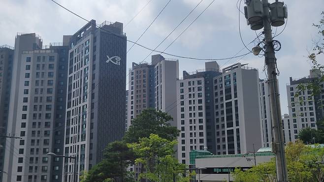 지난 2021년 전용면적 84㎡ 기준 20억원에 판매된 바 있는 서울 마포구 마포프레스티지 자이 4단지. 이준태 기자