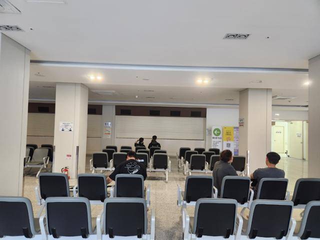 16일 충북 청주시 하나병원 로비. 이서현 기자