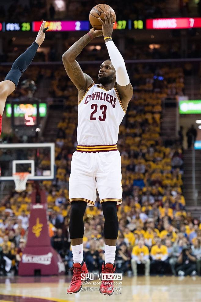 ▲ 23번 시절의 르브론.