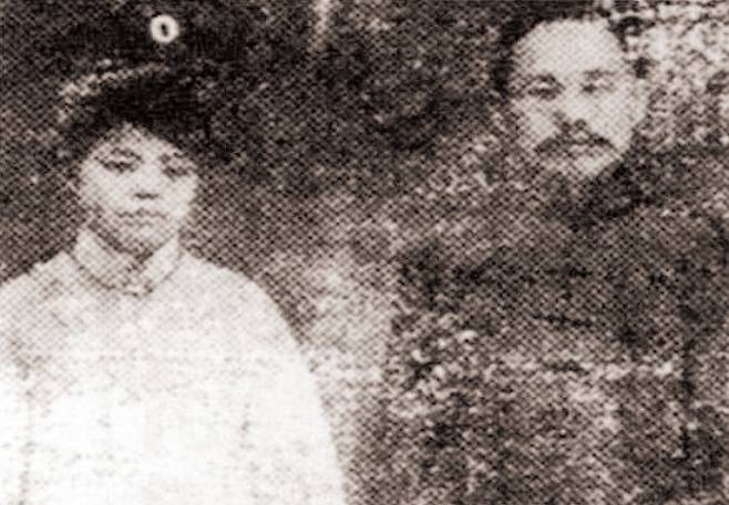 1920년경 결혼식을 마친 신채호 박자혜 부부. 대한간호협회 제공