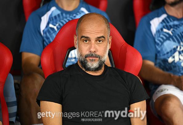 맨체스터 시티의 펩 과르디올라 감독/게티이미지코리아