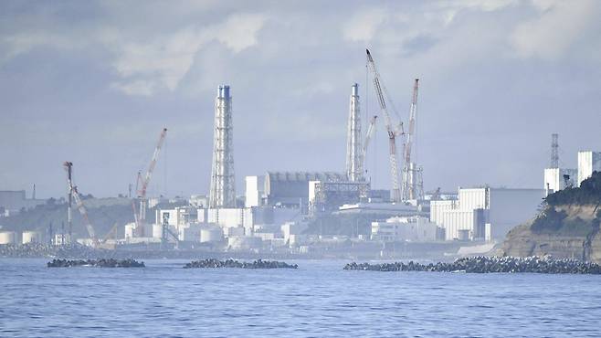 이날 오전 후쿠시마 제1원자력발전소 모습. 연합뉴스