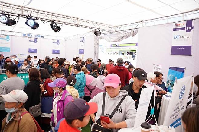 몽골 울란바토르에서 열린 한국 의료관광대전. (사진=한국관광공사 제공) photo@newsis.com *재판매 및 DB 금지