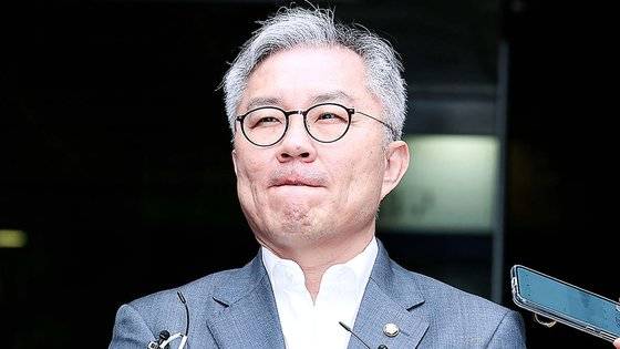 최강욱 더불어민주당 의원. 우상조 기자