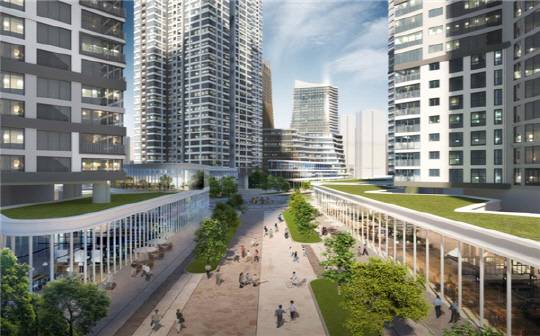 광운대역세권 물류부지 지구단위계획구역 예상도. 서울시 제공.