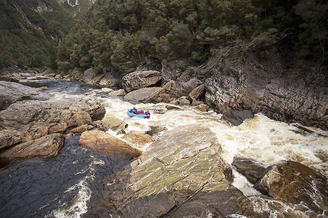 프랭클린 강 래프팅. /사진= 호주관광청