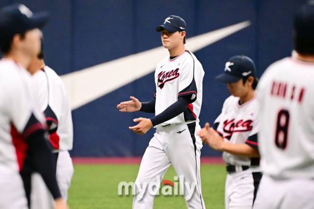 2023년9월23일서울고척스카이돔에서진행된'2022항저우아시안게임'야구대표팀훈련. 장현석/고척=곽경훈 기자 kphoto@mydaily.co.kr