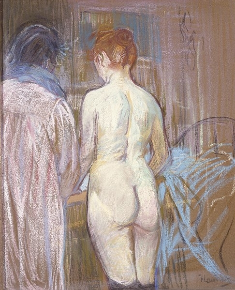 프랑스 화가 앙리 드 틀루즈 로트렉의 1893년 작품 ‘매춘부’.