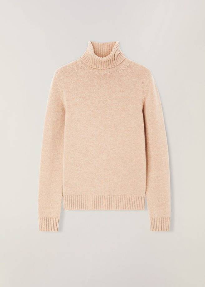 로로 피아나(Loro Piana)의 하이엔드 캐시미어 정신과 헤리티지를 그대로 보여주는 캐시미어 터틀넥 니트. 조용한 럭셔리 룩을 위한 머스트 해브 아이템으로, 고급스러운 베이비 캐시미어 소재로 디자인됐다. 로로 피아나 홈페이지.