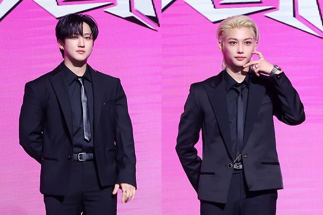 스트레이 키즈 창빈, 필릭스. JYP엔터테인먼트 제공