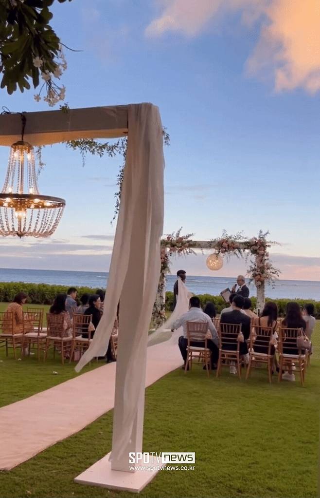 ▲ 손은서, 장원석 결혼식. ⓒ스포티비뉴스DB