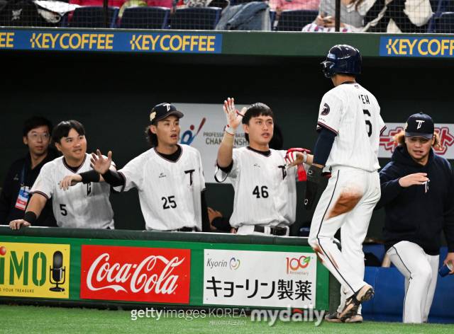 2023 APBC 대만 대표팀 예쯔팅(오른쪽)./게티이미지코리아