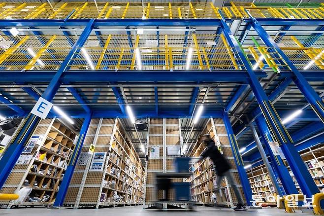 쿠팡의 물류 시스템 모습. 쿠팡 제공
