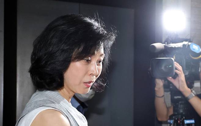 ▲지난 8월, 기자들과 질의응답하는 국민의힘 당무감사위원회 신의진 위원장 사진 : 연합뉴스