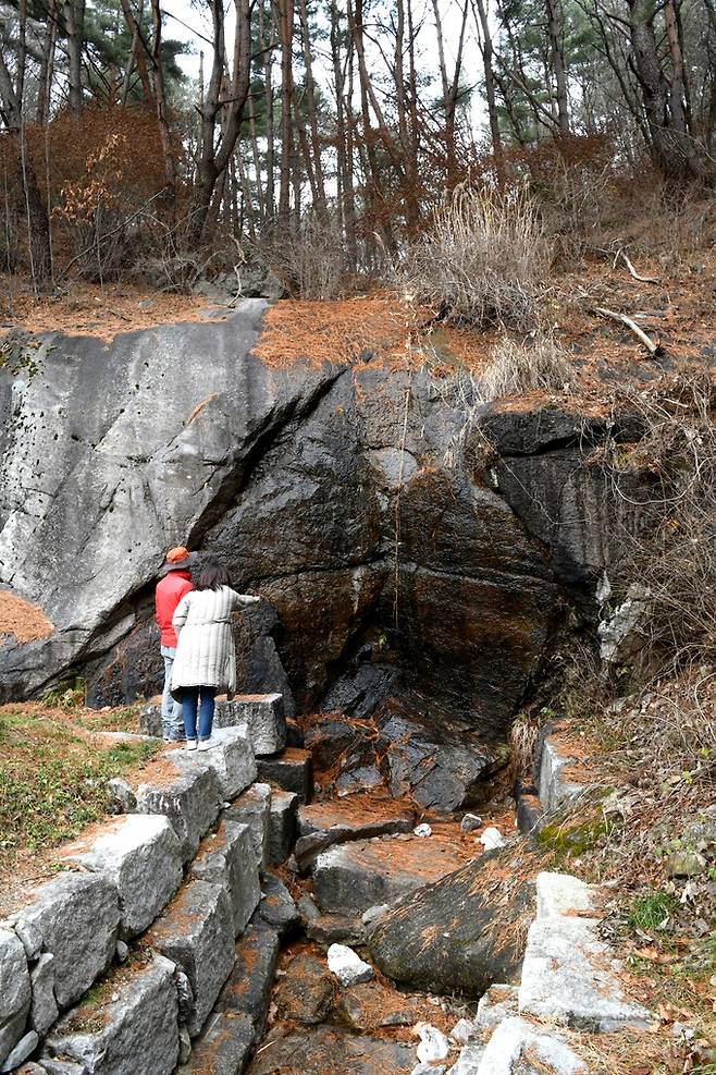 싸리치옛길 철철폭포.