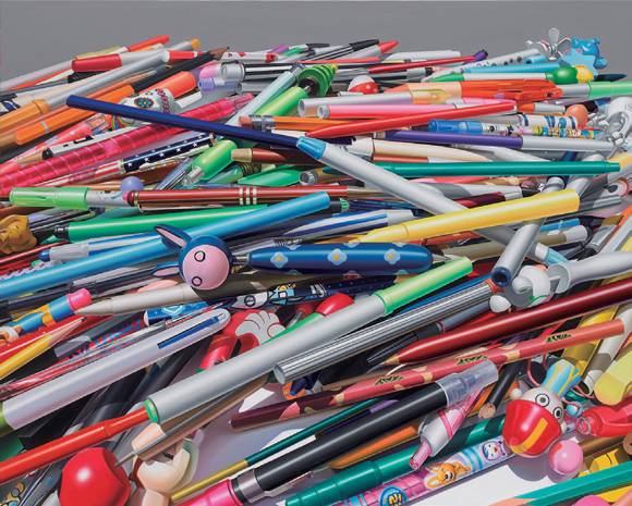 Pens-Chaos 2015 oil on linen 130x162cm ⓒ홍경택 작가