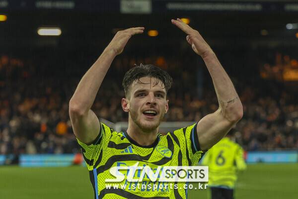 아스널 FC 미드필더 디클런 라이스. 사진┃뉴시스/AP