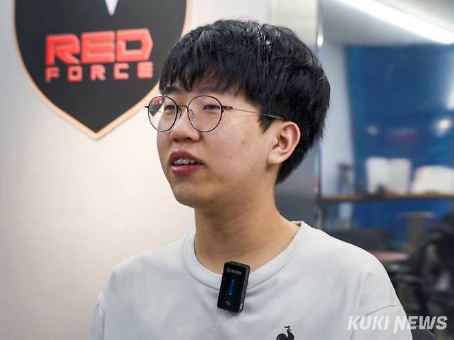 농심 레드포스의 원거리 딜러 ‘지우’ 정지우. 사진=차종관 기자