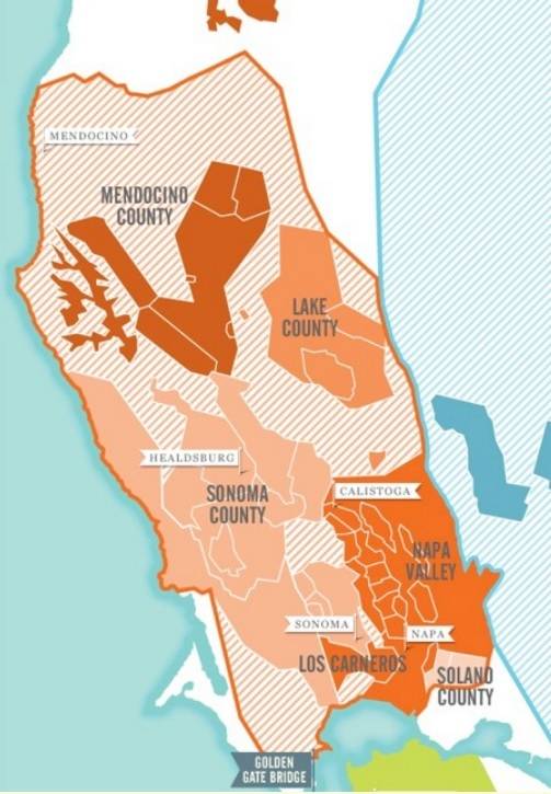 노스코스트 와인산지.