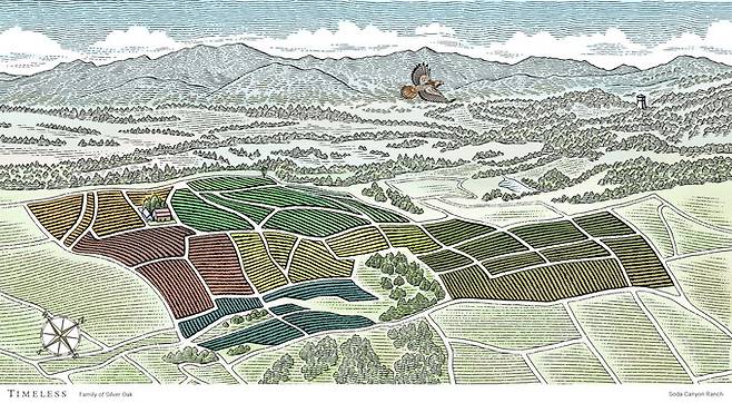 소다 캐넌 랜치 6개 미세기후 포도밭.