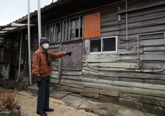 조세이탄광 합숙소 건물 / 연합뉴스