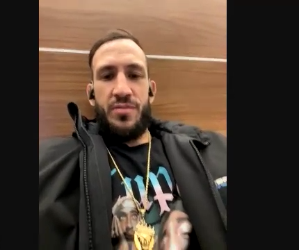 섀넌 로스가 UFC 파이트 나이트 233 사전 화상 인터뷰에서 MK스포츠 질문을 듣고 있다.