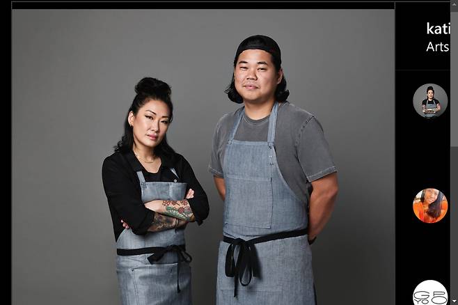 로스앤젤레스 ‘양반’의 카티아나(왼쪽)·존 홍 셰프. /Yangban