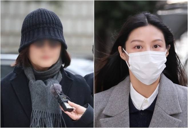 조국 전 법무부 장관의 아내 정경심 전 동양대 교수(왼쪽), 장녀 조민씨. 연합뉴스