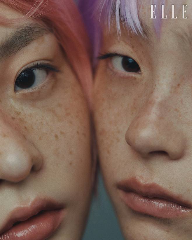 김민하, 세리나 모토라의 화보. 엘르 제공.