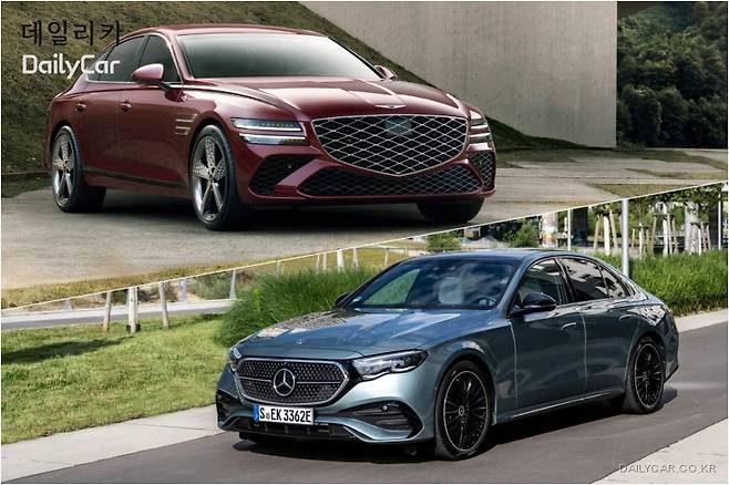 제네시스 G80 vs. 벤츠 E-클래스