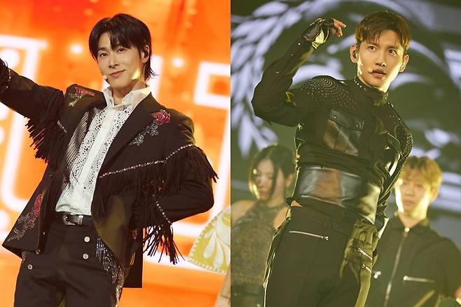 왼쪽부터 동방신기 유노윤호, 최강창민. SM엔터테인먼트 제공