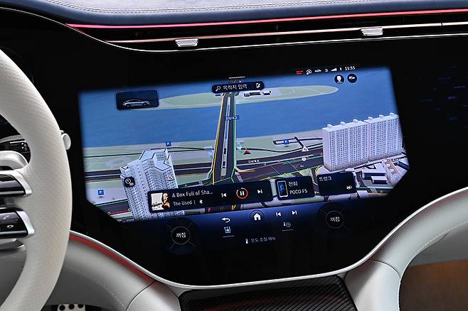 메르세데스-AMG EQE 53 4MATIC+. 김학수 기자