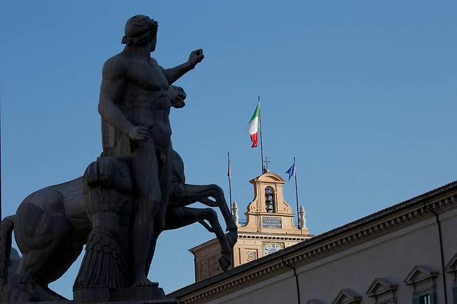 7월 20일 이탈리아 로마의 대통령궁 전경./로이터 뉴스1
